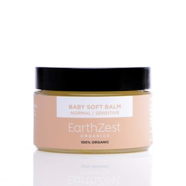 Baby Cream For Ultra Sensitive Skin 100% Organic & 100% Natural Skincare by EarthZest Organics UK - NO Synthetic Chemicals or Added Water - Ultra-Concentrated and Long-Lasting 50ml Jar - A Little Goes a Very Long Way! Moisturises and Protects Delicate Ba
