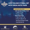 Rhythm Bytes Low Volume Cymbal Pack & Drum Silencer Pads,