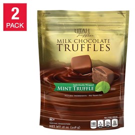 Utah Truffle Milk Chocolate Mint Truffles 16oz 2-pack