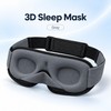 3D Eye Mask for Sleep – Padded Light-Blocking Design with