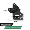 LQI Front Bumper Mount Bracket Black Compatible with Land Rover