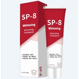 SP-8 Probiotic Whitening Toothpaste & Brighten & Oral Health Cleaning 6-Pack