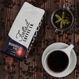 FOXTAIL COFFEE CO. Midnight Oil Blend Whole Bean Dark Roast Coffee