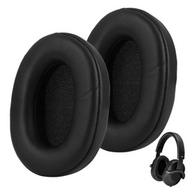 Replacement Ear Pads for Sony MDR 7506 Earpad Leather Fabric Cushions for MDR 7506 / MDR V6 / MDR CD900ST Headphones with Memory Foam, Softer Leather, Luxurious Memory Foam, Unmatched Durability