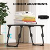 Lap Desk for Bed Adjustable Height, Foldable Bed Table with