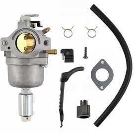Aquiver Auto Parts New Carburetor for John Deere LA125 D110 LA-105 Lawn Riding Mower Briggs & Stratton intek Carb Replaces MIA12509 MIA11474
