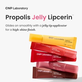 CNP Propolis Jelly Tinted Lipcerin™ - 04 Cherry Pie, Bálsamo Labial y Brillo Hidratante con Miel de Manuka + Ácido Hialurónico, Rellenos para Medias N