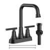 FORIOUS RV Bathroom Sink Faucet 2 or 3 Hole Matte
