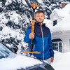 ZONETECH Extendable Snow Squeegee,Ice Scraper and Shovel 42" Lenght- Rotating