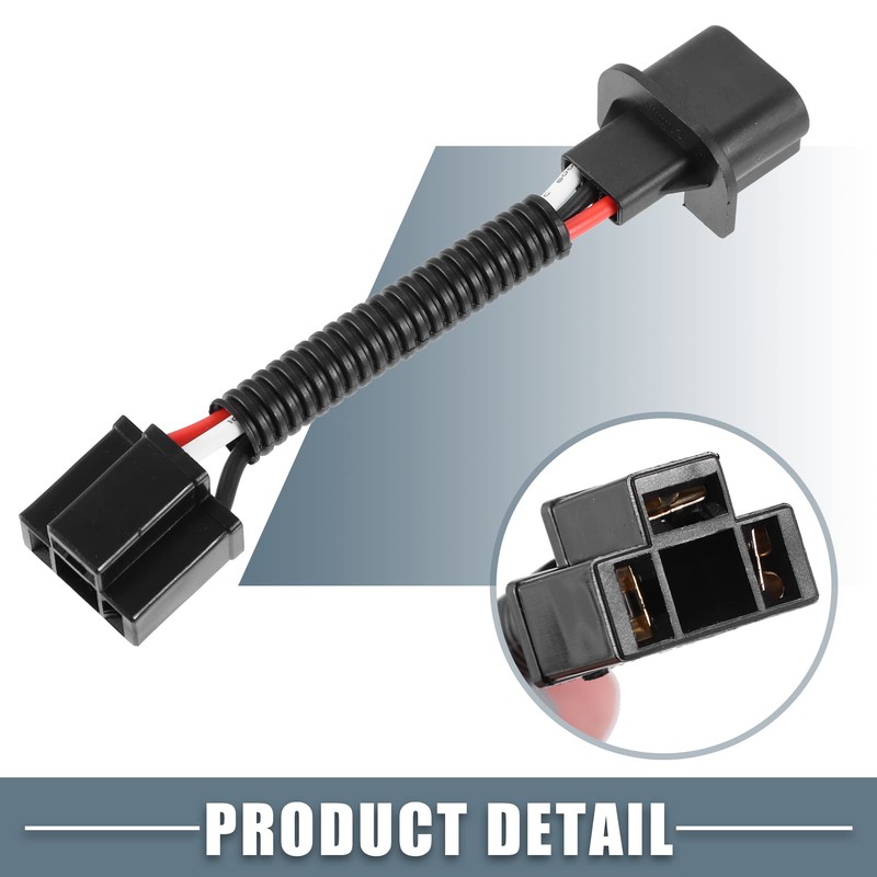 A ABSOPRO H13 9008 to H4 9003 Pigtail Wire Wiring