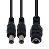 Duttek CCTV Power Splitter Cable, DC 5.5 x 2.1 mm,