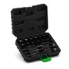 TecoTek 19-Piece 1/4" Drive Shallow Magnetic Impact Socket Set, Metric,