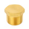 TAISHER 15PCS Brass Outer Hex Thread Socket Pipe Plug Fitting