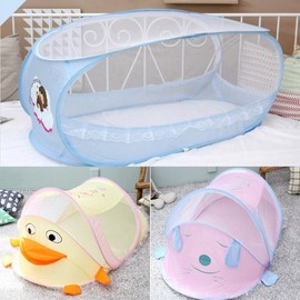 One-Touch Infant Mosquito Net Square Character Baby Mosquito Net (KC Certified) Character Mosquito Net/Blue 2ea