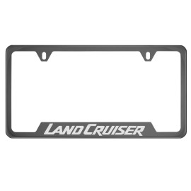 MVP Black Chrome License Plate Frame For Land Cruiser