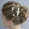 Bridal Hair Comb Rhinestones Wedding Hair Accessories for Brides Flower