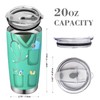 YOETTE Nurse Tumbler 20oz, for Women Men Nurse Stainless Steel