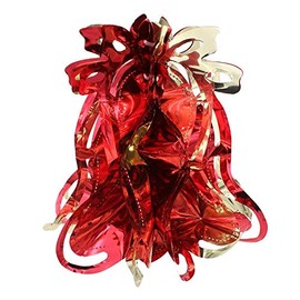 Davies Red/Gold Christmas 2 Tone Foil Ceiling Decorations - 30cm Bell