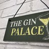RED OCEAN Gin Palace Sign Garden Shed Man Cave Home
