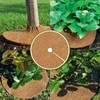 Legigo 4pcs Coconut Fiber Mulch Ring Tree Plant Protector Mat,