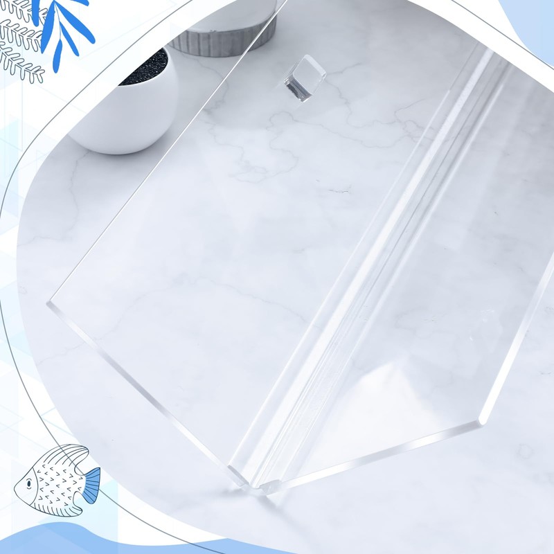 Juexica Aquarium Acrylic Canopy Set 29 x 11.38 x 0.28