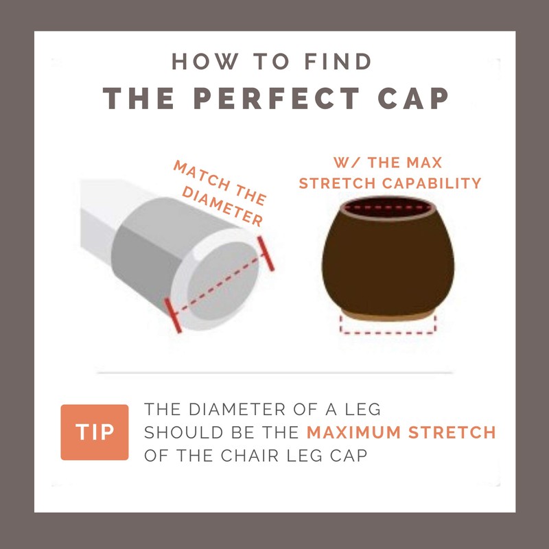Chair Leg Caps Floor Protectors - (Pipe/16 Piece Set) |