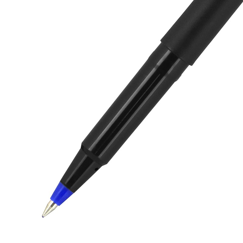 Sanford Uniball Roller Stick Pen, 0.5mm Micro Point, Blue Ink,
