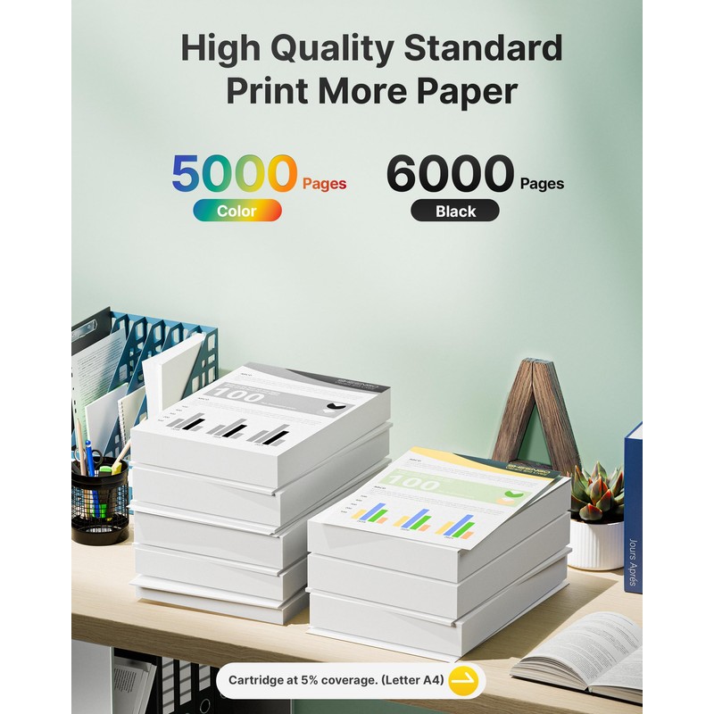 LC406XL Ink Cartridges for Brother Printer for Brother LC406 Ink
