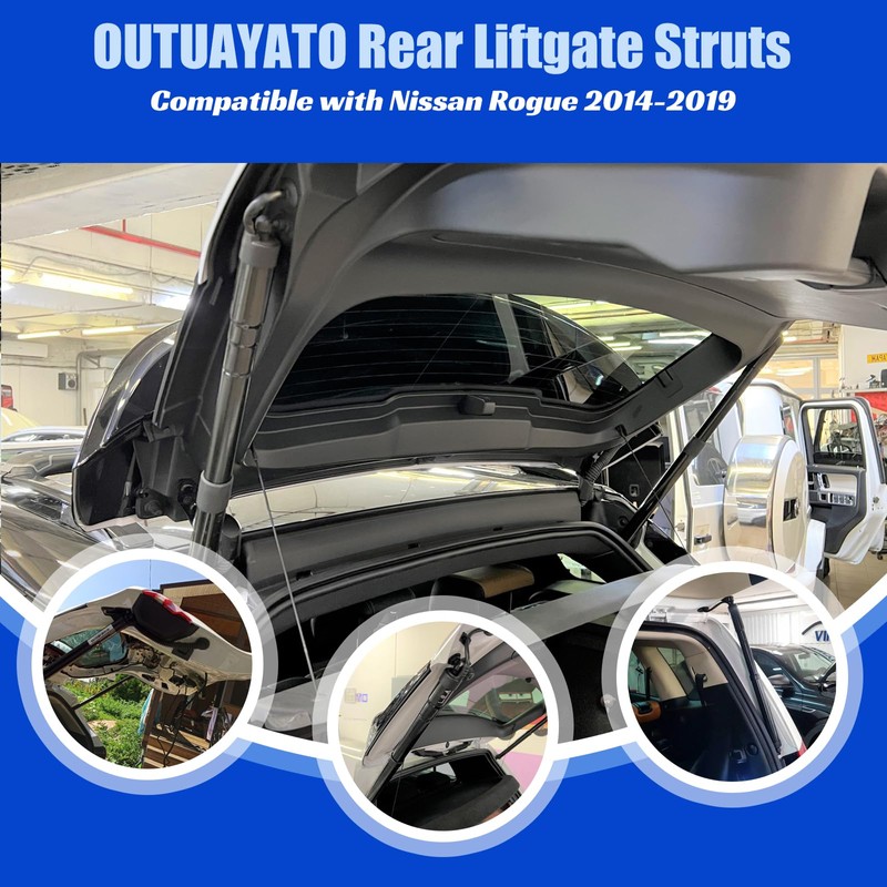 OTUAYAUTO Electric Rear Hatch Struts - Replacement for 2014-2019 Nissan