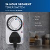 Desiretech Plug-in Timer Switch, 24 Hour Segment Timer, Light Timer