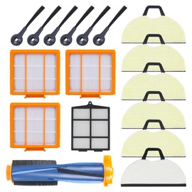 Ymimi Replacement Parts for Shark RV2402WD RV2400WS RV2400WD RV2400WBUS UR2450WD RV2400 Matrix 2-in-1 Robot Vacuum (17 Pack)