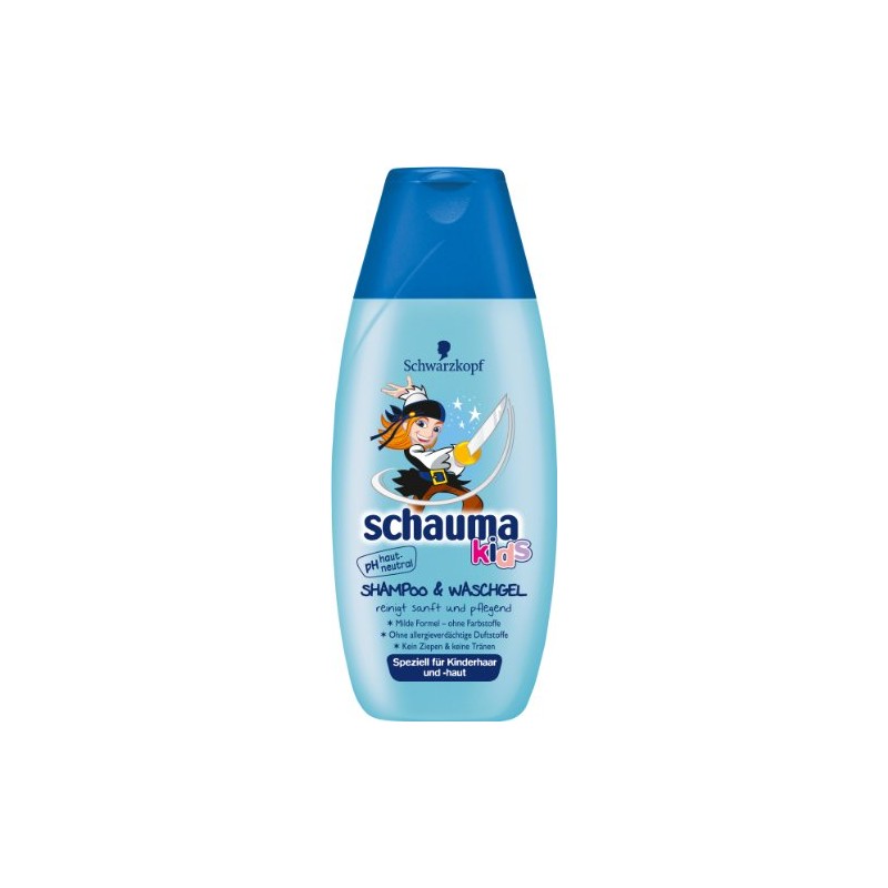 Schauma Kids Shampoo and Wash Gel Boys Pack of 3