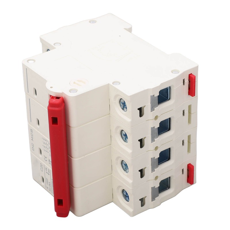4P Miniature Circuit Breaker DIN Rail Mounting Overload Protection Switch