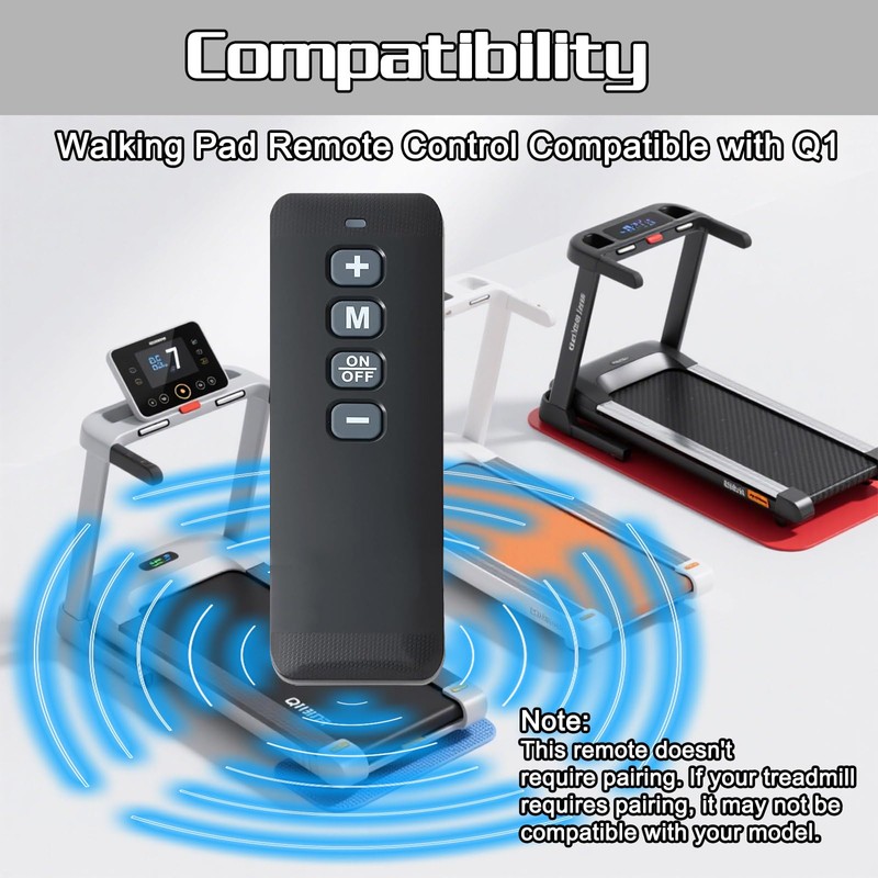 Treadmill Remote Control Replacement Compatible with Walking Pad Q1 Only,
