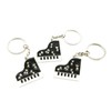 Naissant 音譜 Fashionable Clean Stone Piano Key Chains Set of