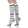 VIM & VIGR Cotton 20-30 mmHg Graduated Compression Socks (Cream