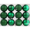 BWG Set Of 12 Large 8cm Deep Emerald Green Christmas