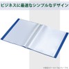コクヨ(KOKUYO) ファイル クリアファイル K2 固定式 A4 40ポケット 青 K2ラ-K40B