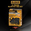 ELEAD 31-Piece Hex Key Set - Allen Wrench Set, SAE
