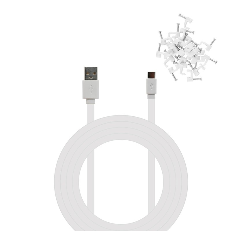 PDEEY 25 ft USB C Cable for CCTV WiFi Security