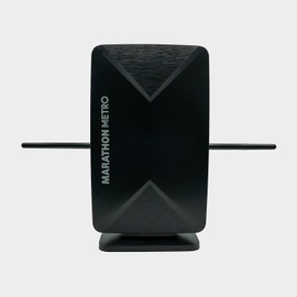 Free Signal TV Marathon Metro Indoor/Outdoor High Performance Digital HDTV Antenna Engineered for Best Metro/Suburban OTA TV Signal Reception