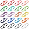 20PCS S Carabiner Clip Small Alloy Snap Hook Anti Theft