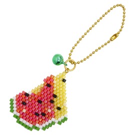 MIYUKI BFK-546 Bead Kit Make with Medium Delica Beads Summer Wind Poem Charm Kit Watermelon