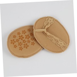 KOMBIUDA 3pairs Khaki Invisible Forefoot Cushions Soft Sponge High Heel Protectors for Women Comfortable Metatarsal Pads for Shoe Relief and Support