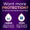 Always Discreet Boutique Incontinence Panty Liners for Bladder Leaks, Size