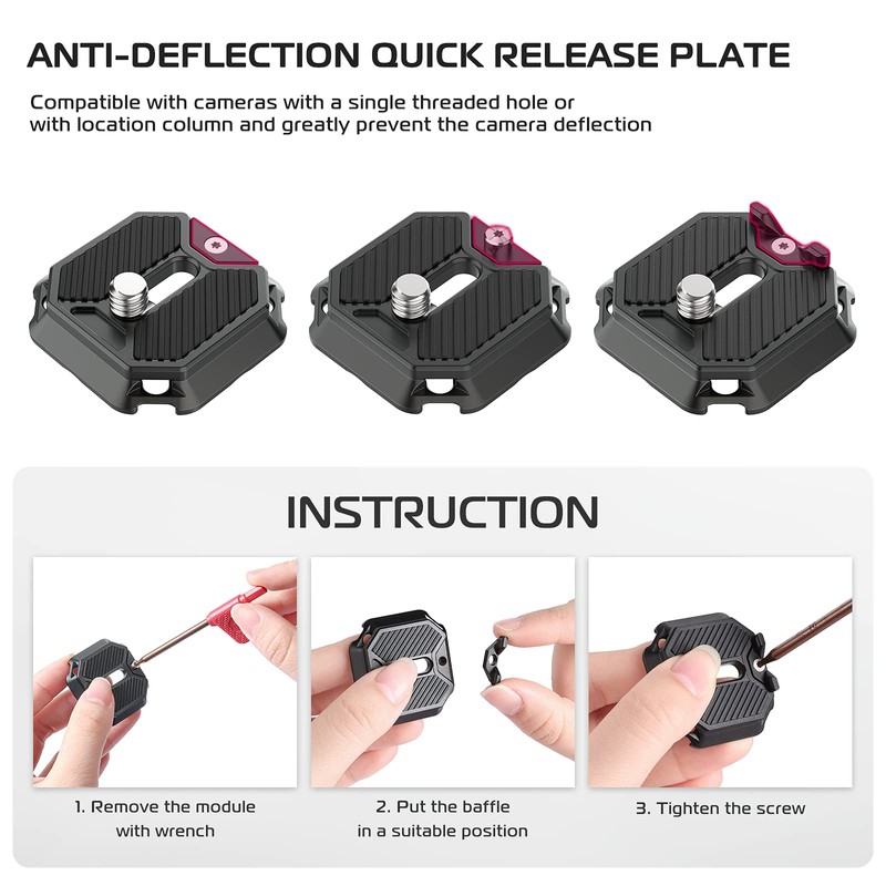ULANZI FALCAM F38 Camera Quick Release System with 38mm Anti-Deflection