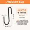 PATIKIL 2.5" S Hooks, 10 Pack Hook Wire Rack Hooks