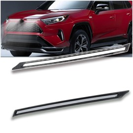 ULTRALTH LED Grille Light Bar Kit for 2019-2024 Toyota RAV4 (LE/XLE/Limited) – White DRL Fog Lamps + Dynamic Amber Sequential Turn Signals | Direct OEM Replacement (CLEAR LENS)