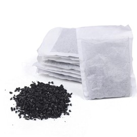 Begoniape 20 x Activated Carbon Filters for Water Distillers Activated Carbon Filters for Water Distillers Hygiene 1 Piece / 6.75 g / 8 x 6 cm