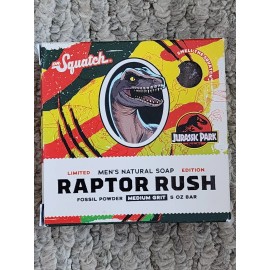 Dr. Squatch Jurassic Park LIMITED EDITION Raptor Rush Soap Bar